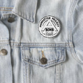 Manhattan Project Badge Ronde Button 5,7 Cm (In situ)