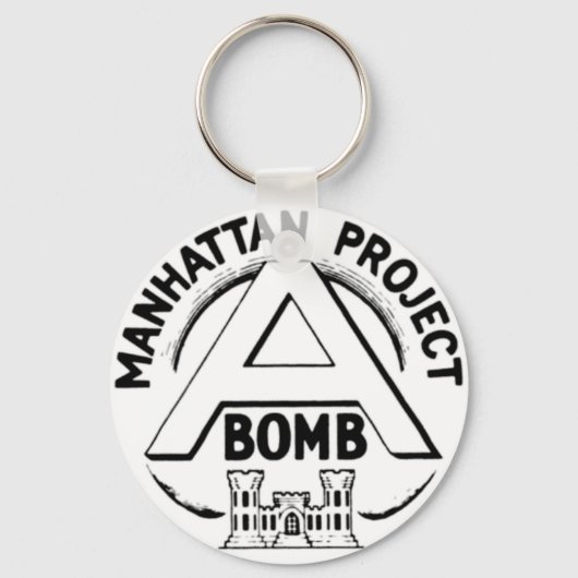 Manhattan Project Badge Sleutelhanger (Voorkant)