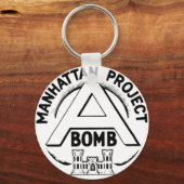 Manhattan Project Badge Sleutelhanger (Achterkant)