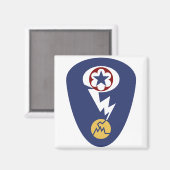 Manhattan Project insignes Magneet (Voorkant / Achterkant)