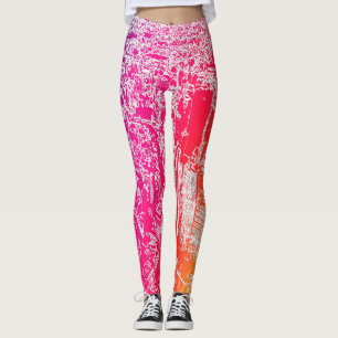 Manhattan-regenboog Leggings