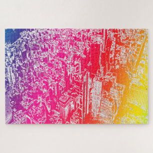 Manhattan-regenboog Legpuzzel