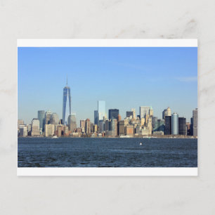 Manhattan Silhouet New York City Briefkaart