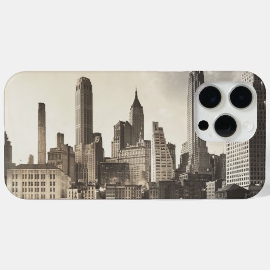 Manhattan Skyline 1936 Fotografie Geschiedenis Case-Mate iPhone Case (Achterkant (horizontaal))