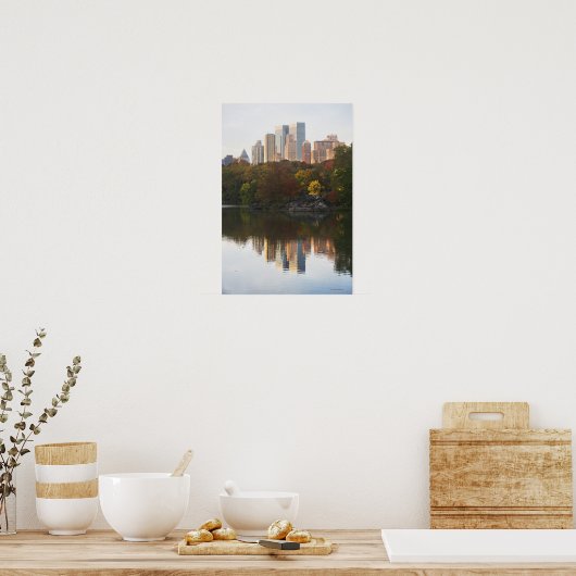 Manhattan Skyline 2 Poster (Keuken)