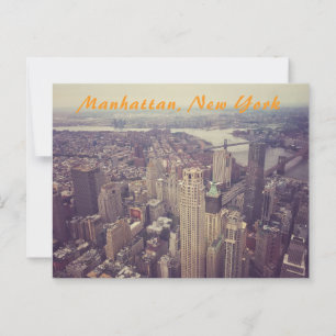 Manhattan Skyline Briefkaart