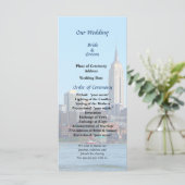 Manhattan Skyline Du Hoboken Wedding Programme (Debout devant)