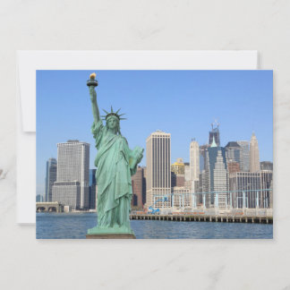 Manhattan Skyline en het Vrijheidsbeeld