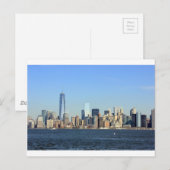 Manhattan Skyline New York City Briefkaart (Voorkant / Achterkant)
