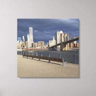 Manhattan skyline, New York City Canvas Afdruk