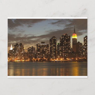 Manhattan Skyline, New York City, New York, Vereni Briefkaart
