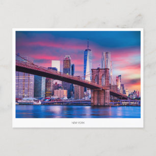 Manhattan skyline, New York Holiday Briefkaart