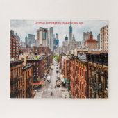 Manhattan Skyline New York. Jigzaag Puzzle Legpuzzel (Horizontaal)