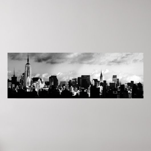 Manhattan Skyline Poster (Voorkant)