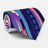 Manhattan skyline stropdas (Opgerold)