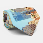 Manhattan Skyline Stropdas (Opgerold)