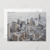Manhattan under Cloudy Sky Briefkaart (Voorkant / Achterkant)