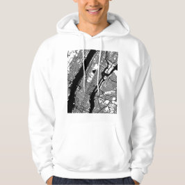 Manhattan USA City Map Hoodie