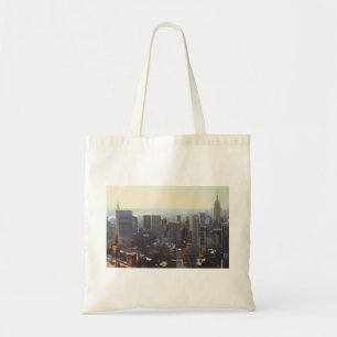 Manhattan van het Rockefeller Building 2012 Tote Bag