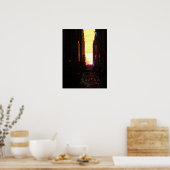 Manhattanhenge Sunset New York City, medium Poster (Keuken)