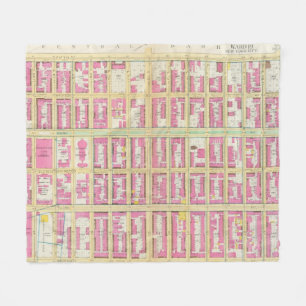 Manhatten, New York 3 Fleece Deken