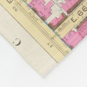 Manhatten, New York 3 Fleece Deken (Hoek)