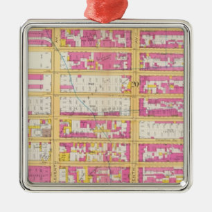 Manhatten, New York 4 Metalen Ornament