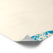 Manhatten NYC  "Big Apple"-reisposter Poster (Hoek)