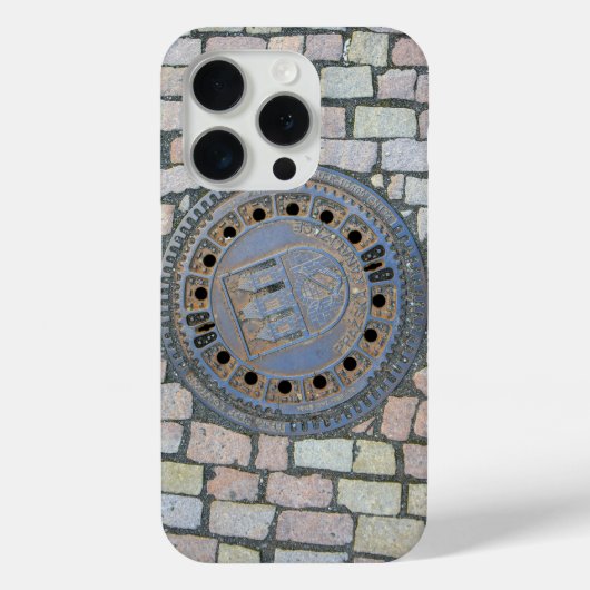 Manhole Hoesje, Praagse burcht, Tsjechië Case-Mate iPhone Case (Achterkant)