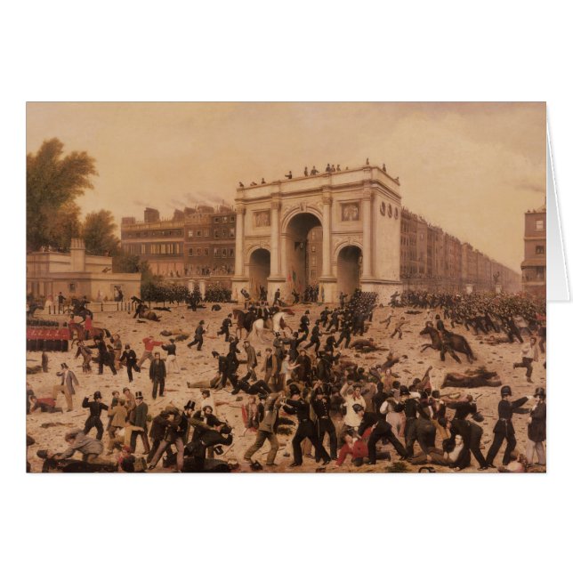 Manhood Suffrage Riots in Hyde Park, 1866 (Devant horizontal)