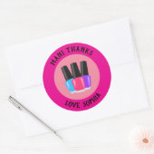 Mani Bedankt Spa Party Dank u Stickers (Envelop)