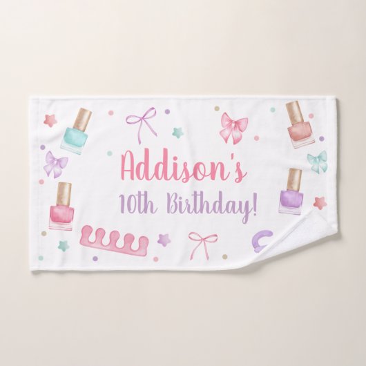 Mani-Pedi Party Manicure Pedicure Nail Polish (Serviette à main)