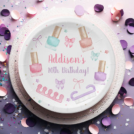 Mani-Pedi Party Manicure Pedicure Nail Polish Papieren Bordje