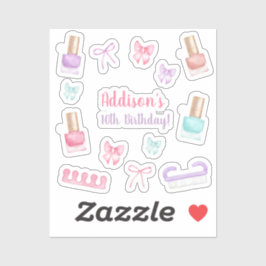 Mani-Pedi Party Manicure Pedicure Nail Polish Sticker
