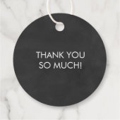 Mani Thanks-tag, Manicure-set cadeaubijlage, Krijt Bedankjes Labels (Achterkant)