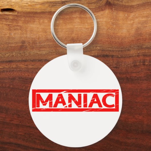 Maniac Stamp Sleutelhanger (Achterkant)