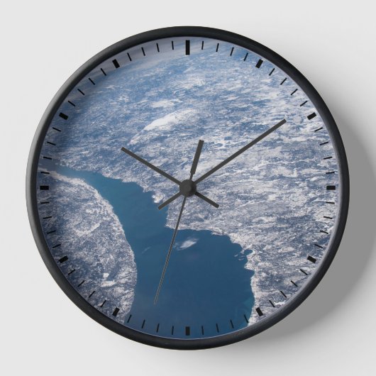 Manicouagan krater en de St. Lawrence rivier (Voorkant)