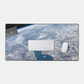 Manicouagan krater en de St. Lawrence rivier Bureaumat (Keyboard & Muis)