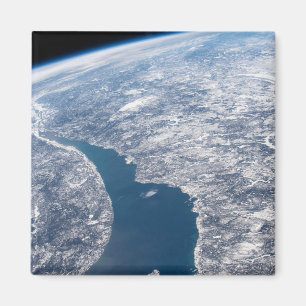 Manicouagan krater en de St. Lawrence rivier Magneet