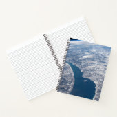 Manicouagan krater en de St. Lawrence rivier Notitieboek (Binnen)