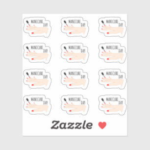 Manicure Afspraak Nail Care Herinnering Planner Sticker