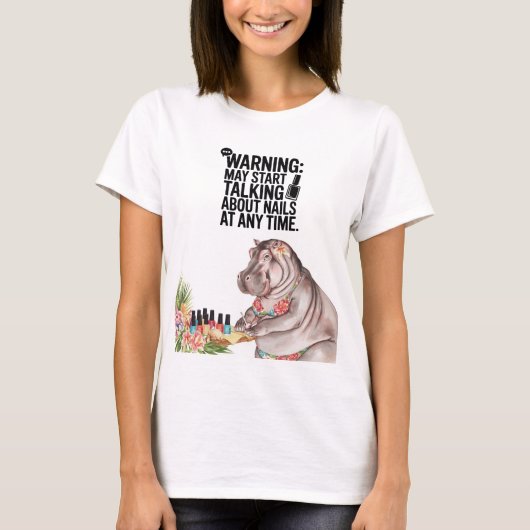 Manicure Coastal Beauty Staff  T-shirt (Voorkant)