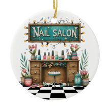 Manicure Nail Salon Keramisch Ornament