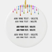 Manicure Nail Salon Keramisch Ornament (Achterkant)