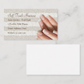 Manicure Nail Tech-Visitekaartjes Visitekaartje (Voorkant / Achterkant)