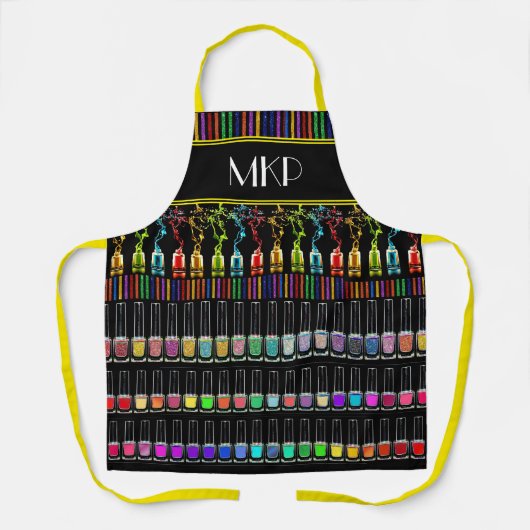 Manicure Nail-technicus Apron Schort (Voorkant)