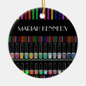 Manicure Nail-technicus Keramisch Ornament (Voorkant)