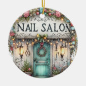 Manicure Nail-technicus Keramisch Ornament (Voorkant)