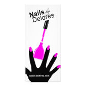 MANICURE PEDICURE Coupon Menu violet (Devant)