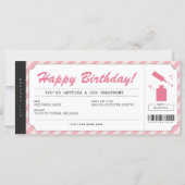 Manicure Pink Gift Voucher Certificate (Voorkant)